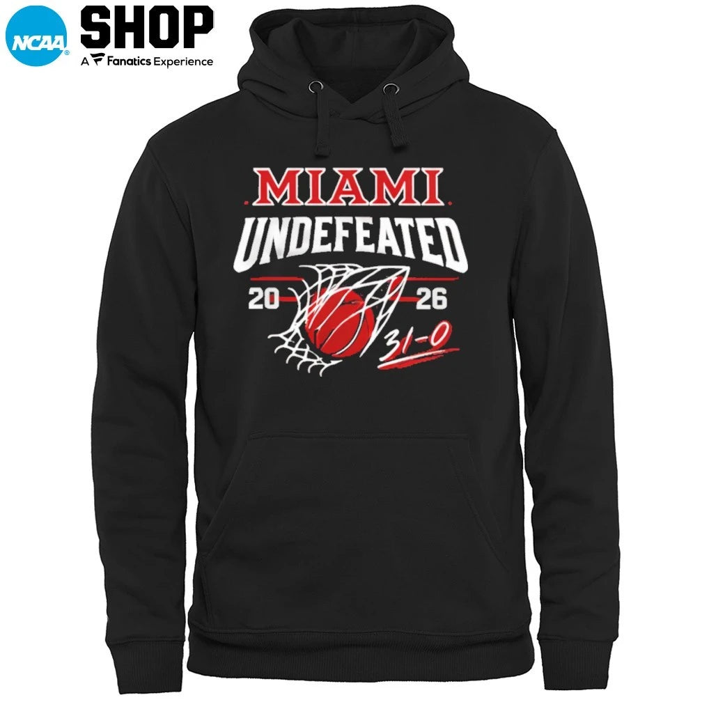 Miami RedHawks 2026 Undefeated 31-0 Perfect Season T-Shirt