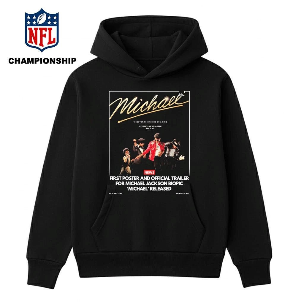 Michael Jackson His Story Begins Movie In Theaters 2026 April 24th Poster Shirt