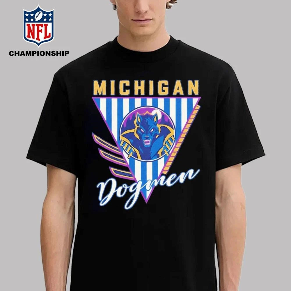 Michigan Dogmen Bimm Ridder Navy Retro Shirt