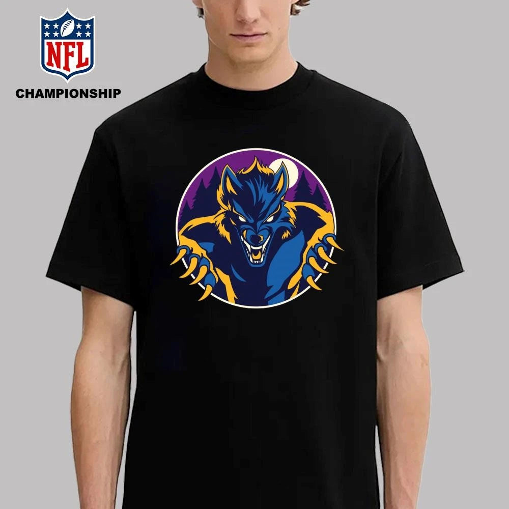 Michigan Dogmen Bimm Ridder Purple Wolf  Shirt