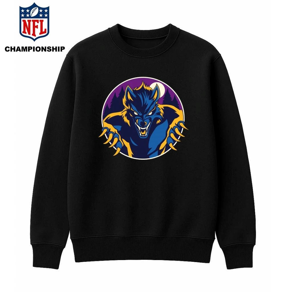 Michigan Dogmen Bimm Ridder Purple Wolf  Shirt