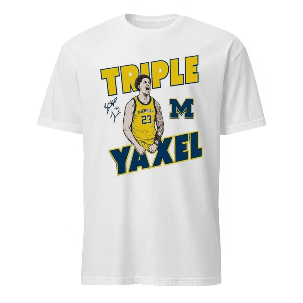 Michigan Men’s Basketball Triple Yaxel Shirt
