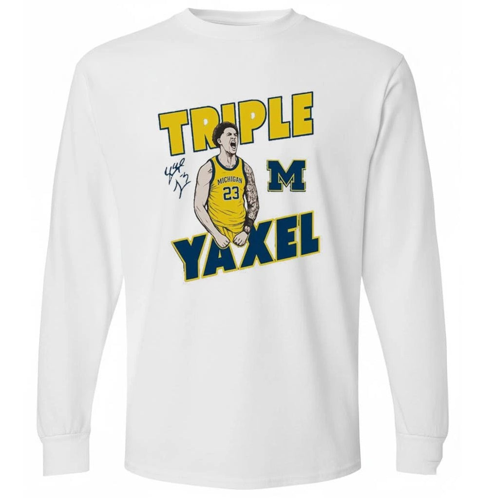 Michigan Men’s Basketball Triple Yaxel Shirt