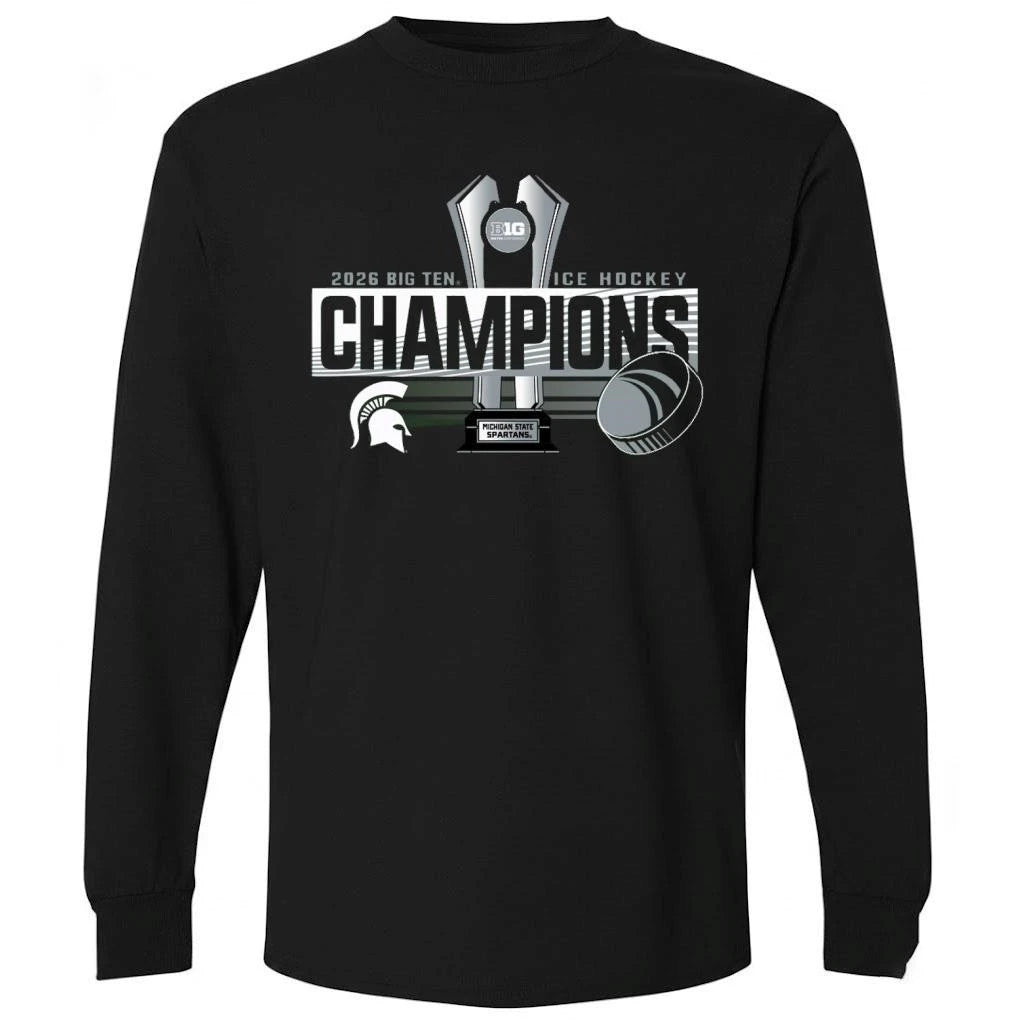 Michigan State Spartans 2026 Big Ten Ice Hockey Regular Season Champions Shirt