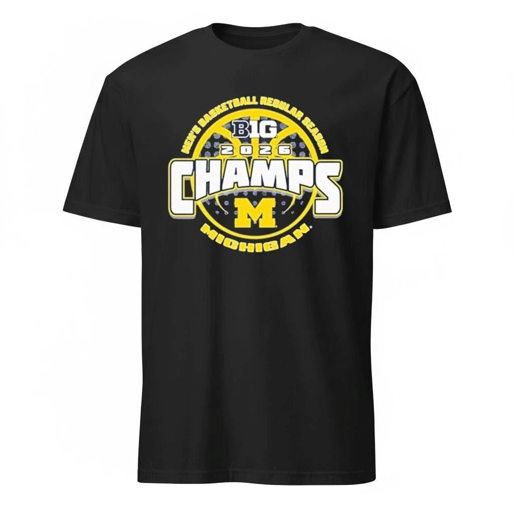 Michigan Wolverines 2026 Big Ten Men’s Basketball Regular Season Champs Shirt