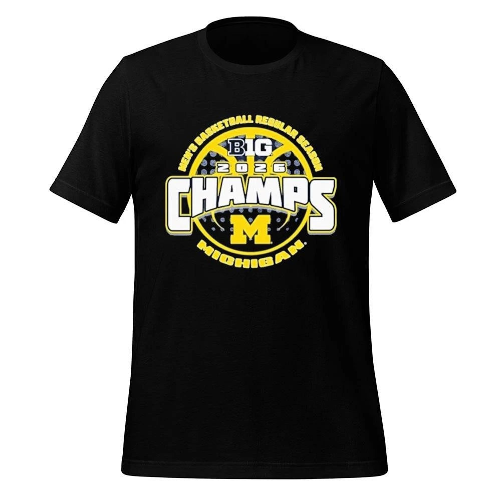 Michigan Wolverines 2026 Big Ten Men’s Basketball Regular Season Champs Shirt