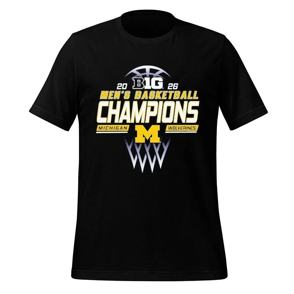 Michigan Wolverines Basketball 2026 Big Ten Regular Season Shirt