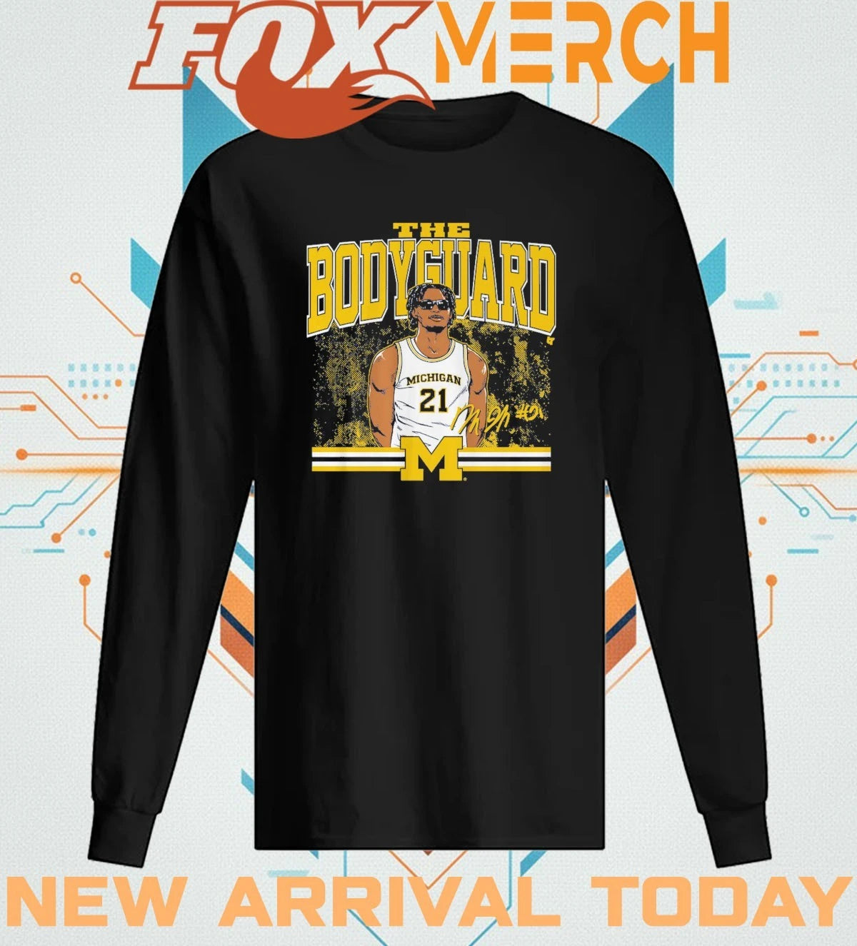 Michigan Wolverines Basketball Morez Johnson Jr. The Bodyguard t-shirt