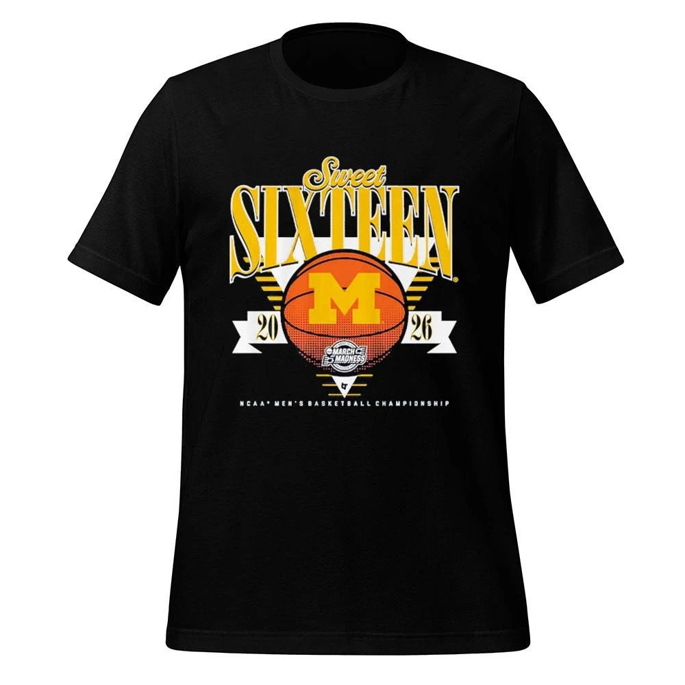 Michigan Wolverines MBB 2026 Sweet Sixteen Shirt
