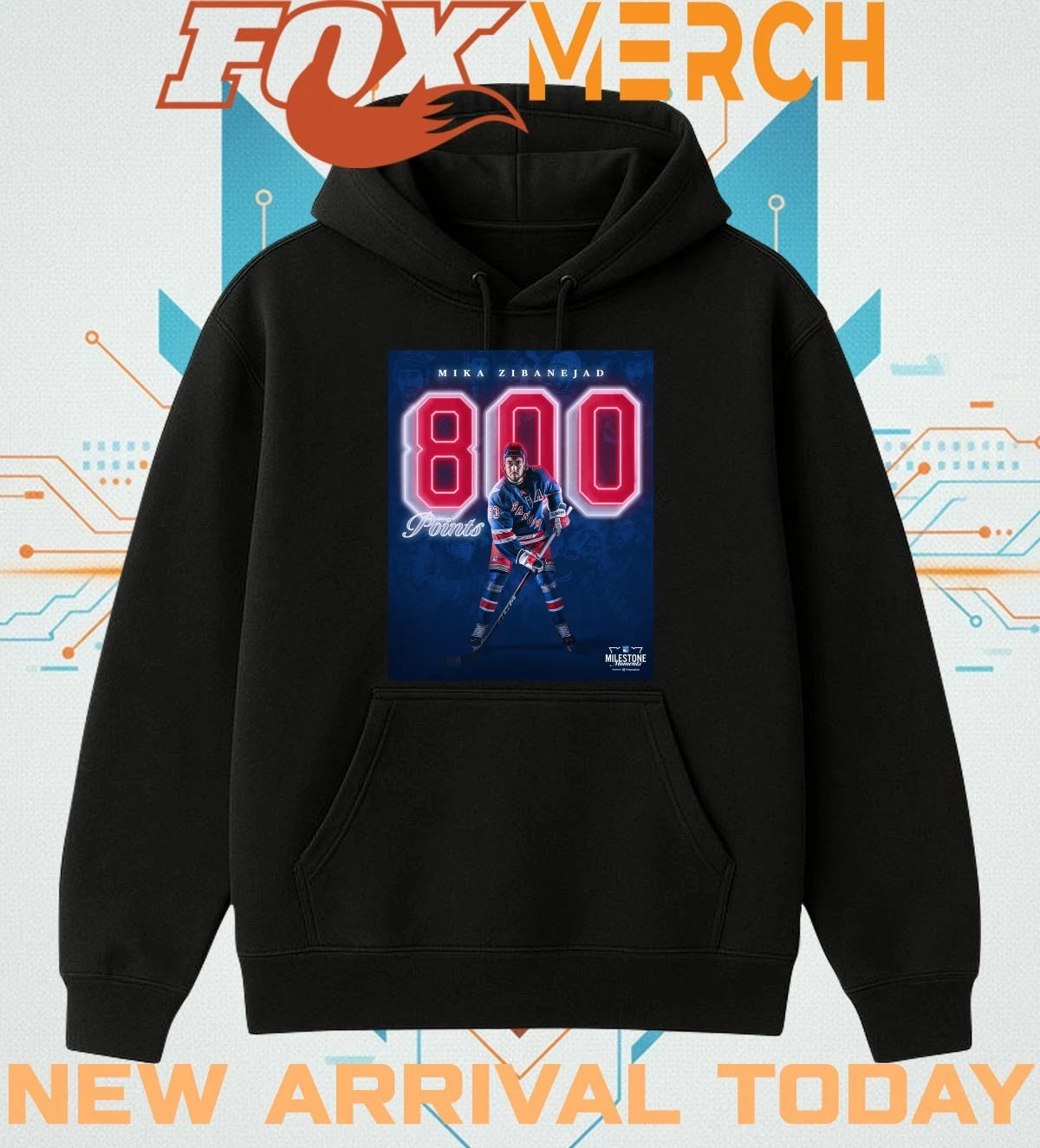 Mika Zibanejad 800 points t-shirt