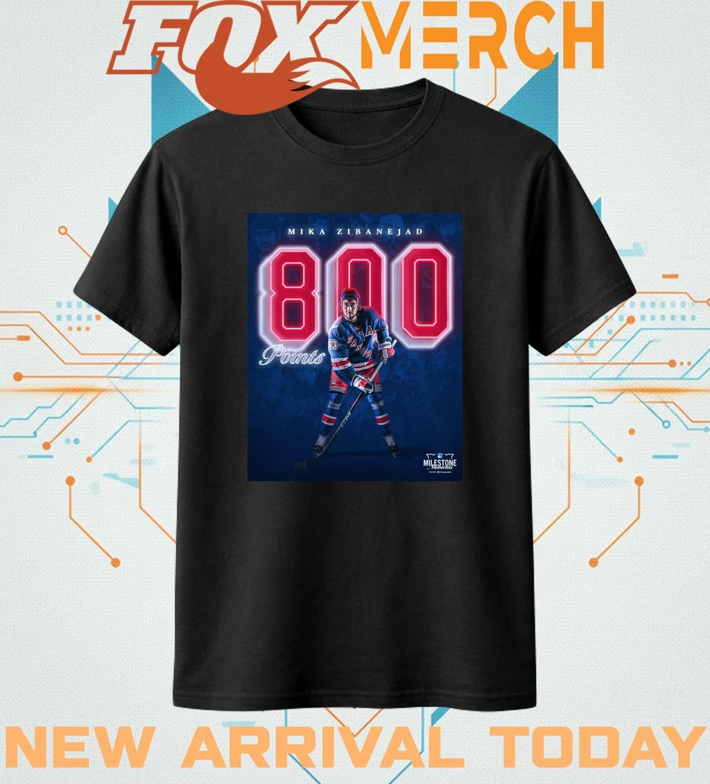 Mika Zibanejad 800 points t-shirt
