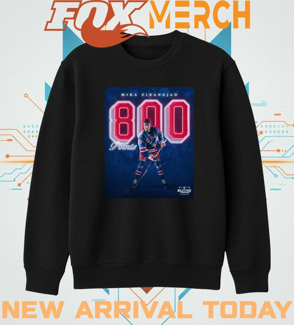 Mika Zibanejad 800 points t-shirt
