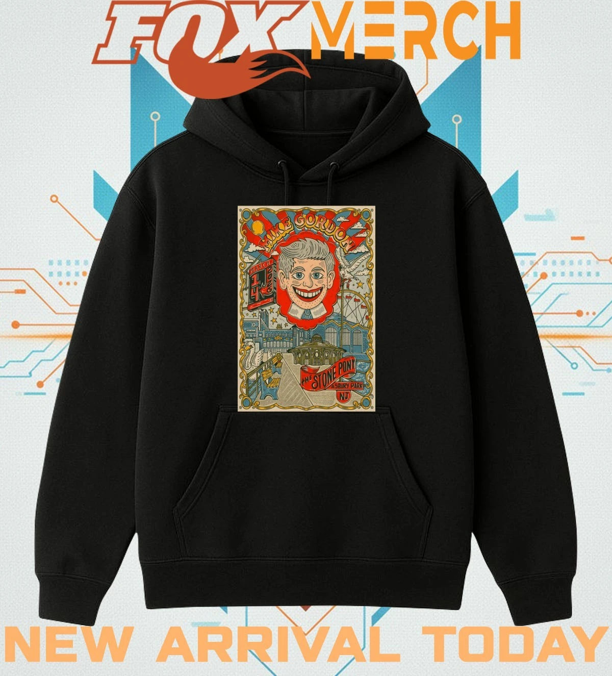 Mike Gordon Asbury Park NJ On Mar 14 2026 Event poster t-shirt