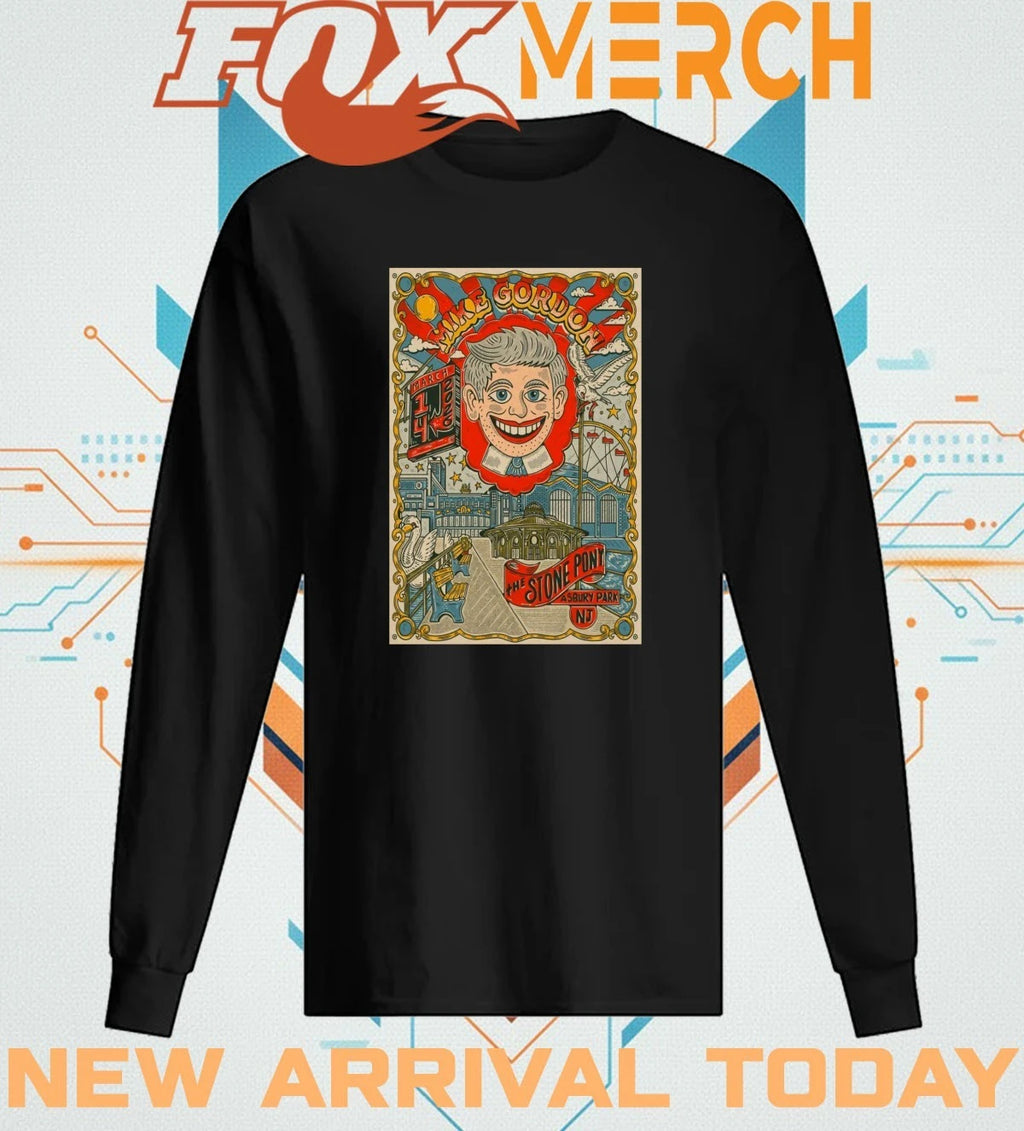 Mike Gordon Asbury Park NJ On Mar 14 2026 Event poster t-shirt