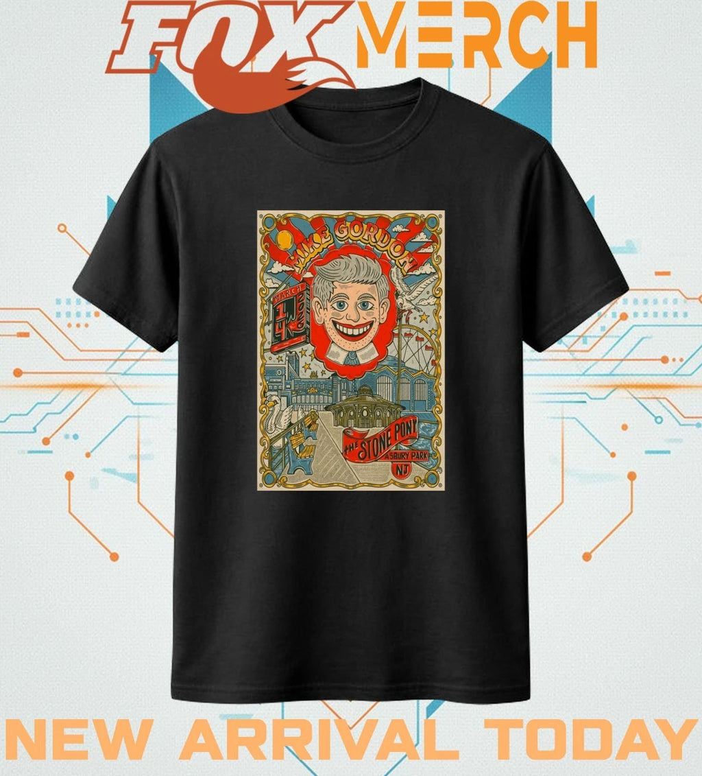 Mike Gordon Asbury Park NJ On Mar 14 2026 Event poster t-shirt