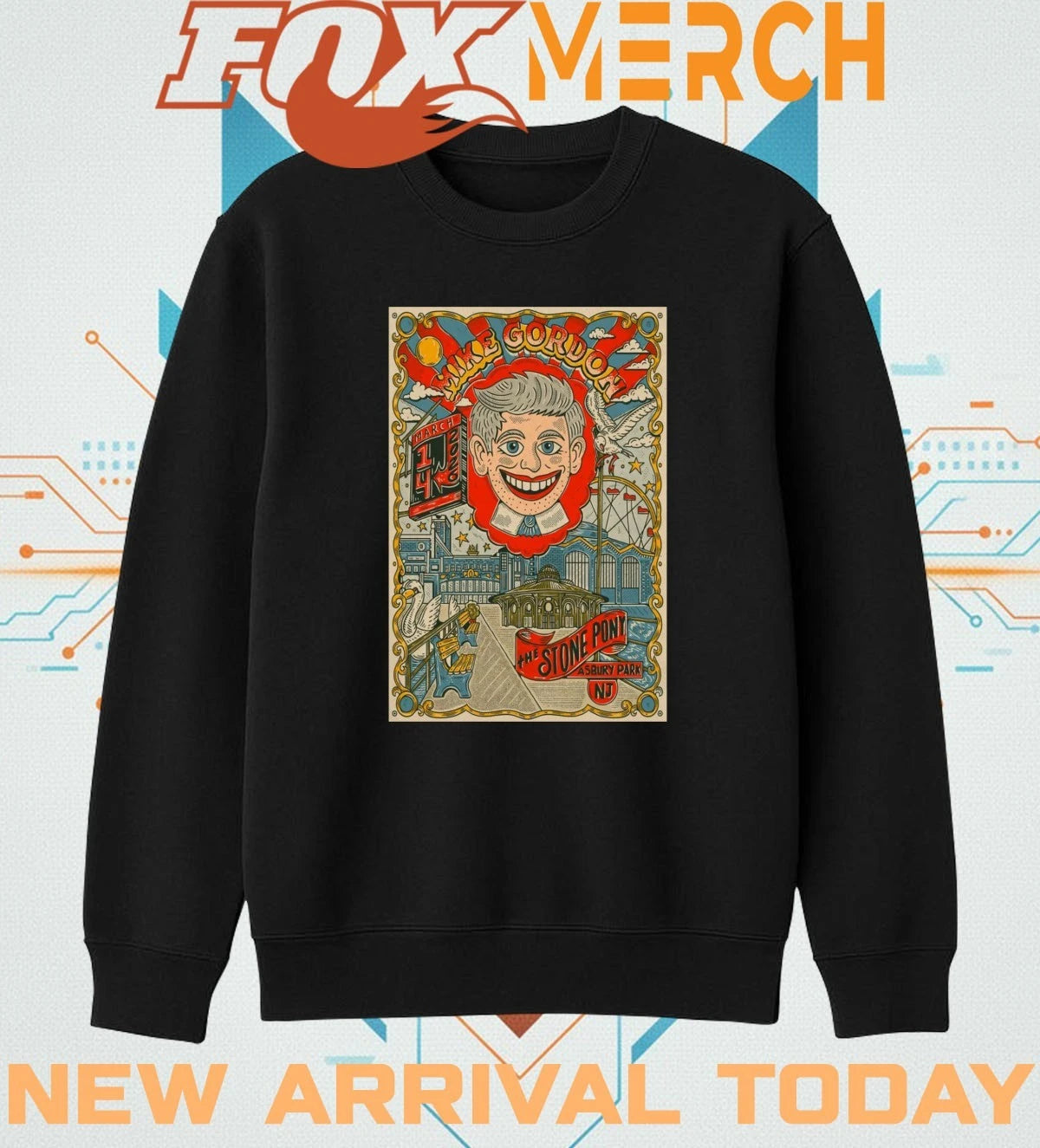 Mike Gordon Asbury Park NJ On Mar 14 2026 Event poster t-shirt