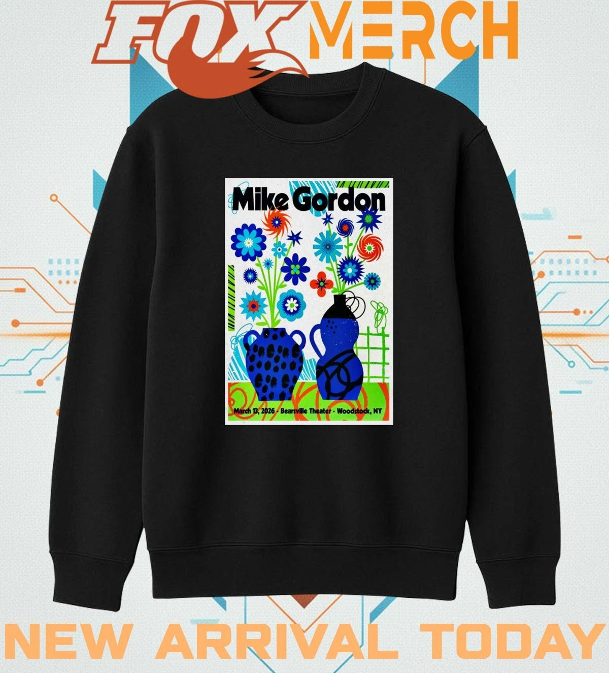 Mike Gordon Tour Woodstock NY On Mar 13 2026 poster t-shirt