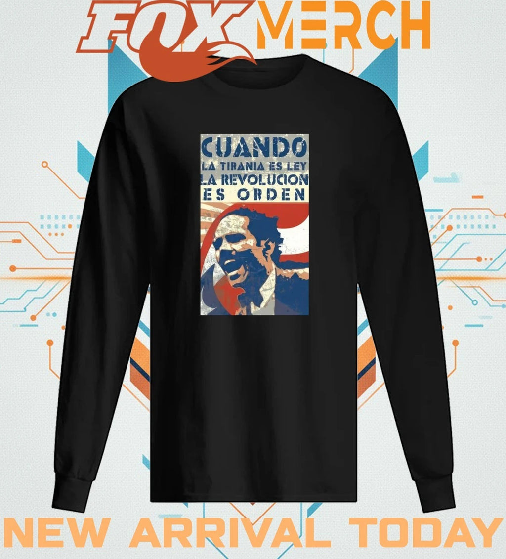 Mike Santana cuando la tirania es ley t-shirt
