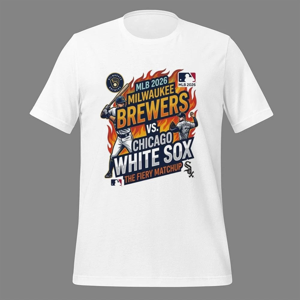 Milwaukee Brewers vs. Chicago White Sox MLB Schedule 2026 Shirt