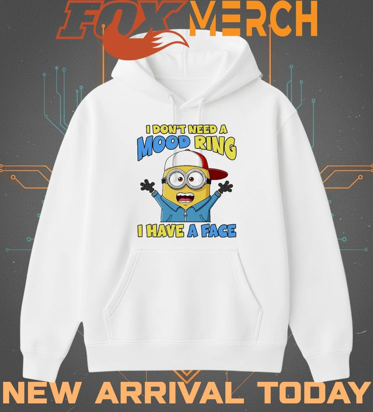 Minions I don’t need a mood ring I have a face t-shirt