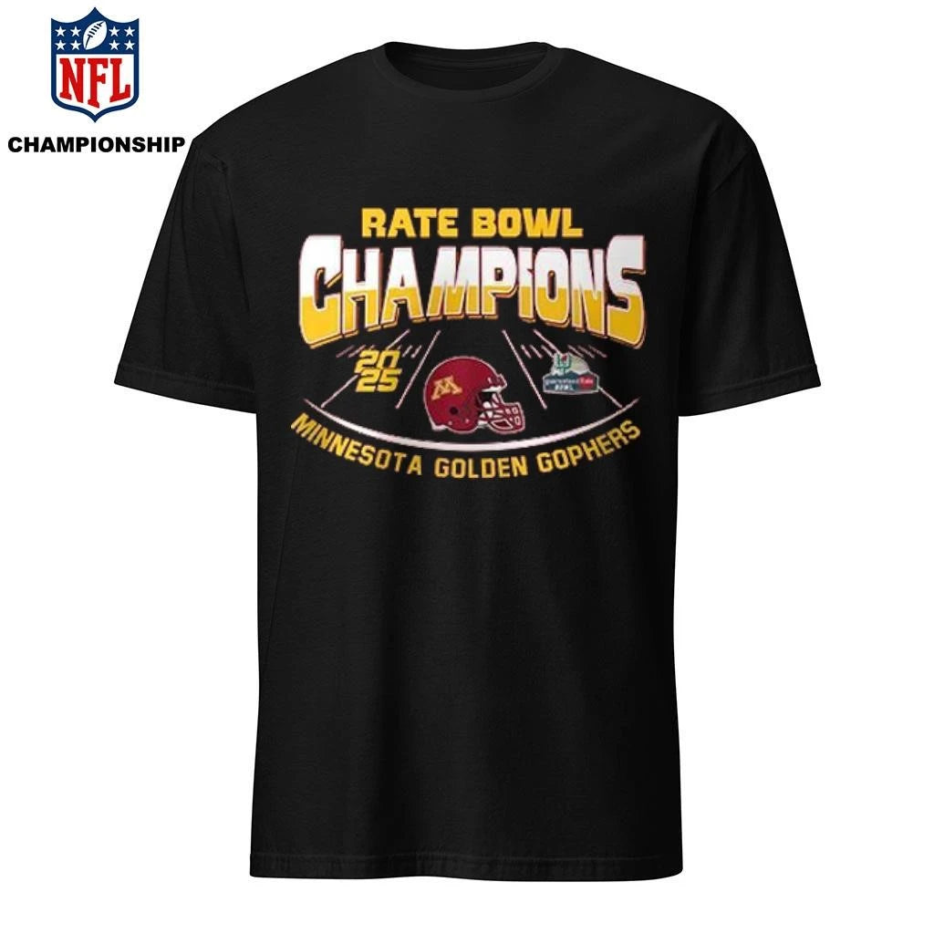 Minnesota Football NCAA Rate Bowl Champions 2025 Shirt