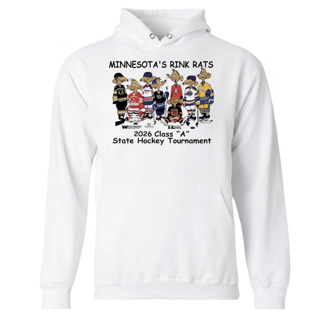 Minnesotas Rink Rats 2026 Class A State Hockey Tournament Shirt