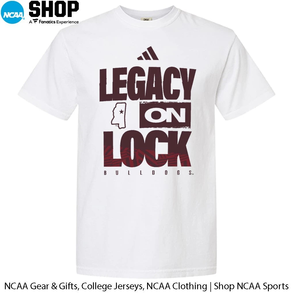 Mississippi State Bulldogs 2026 Legacy On Lock March Madness T-Shirt
