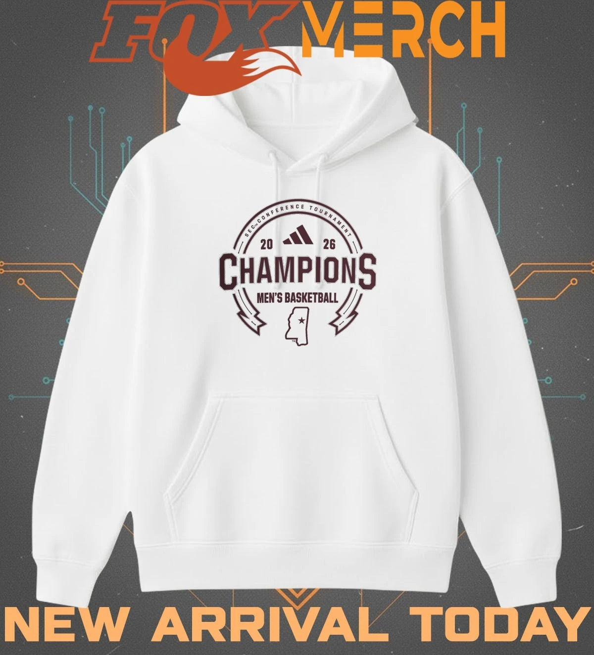 Mississippi State Bulldogs Men’s Basketball SEC Champions 2026 t-shirt