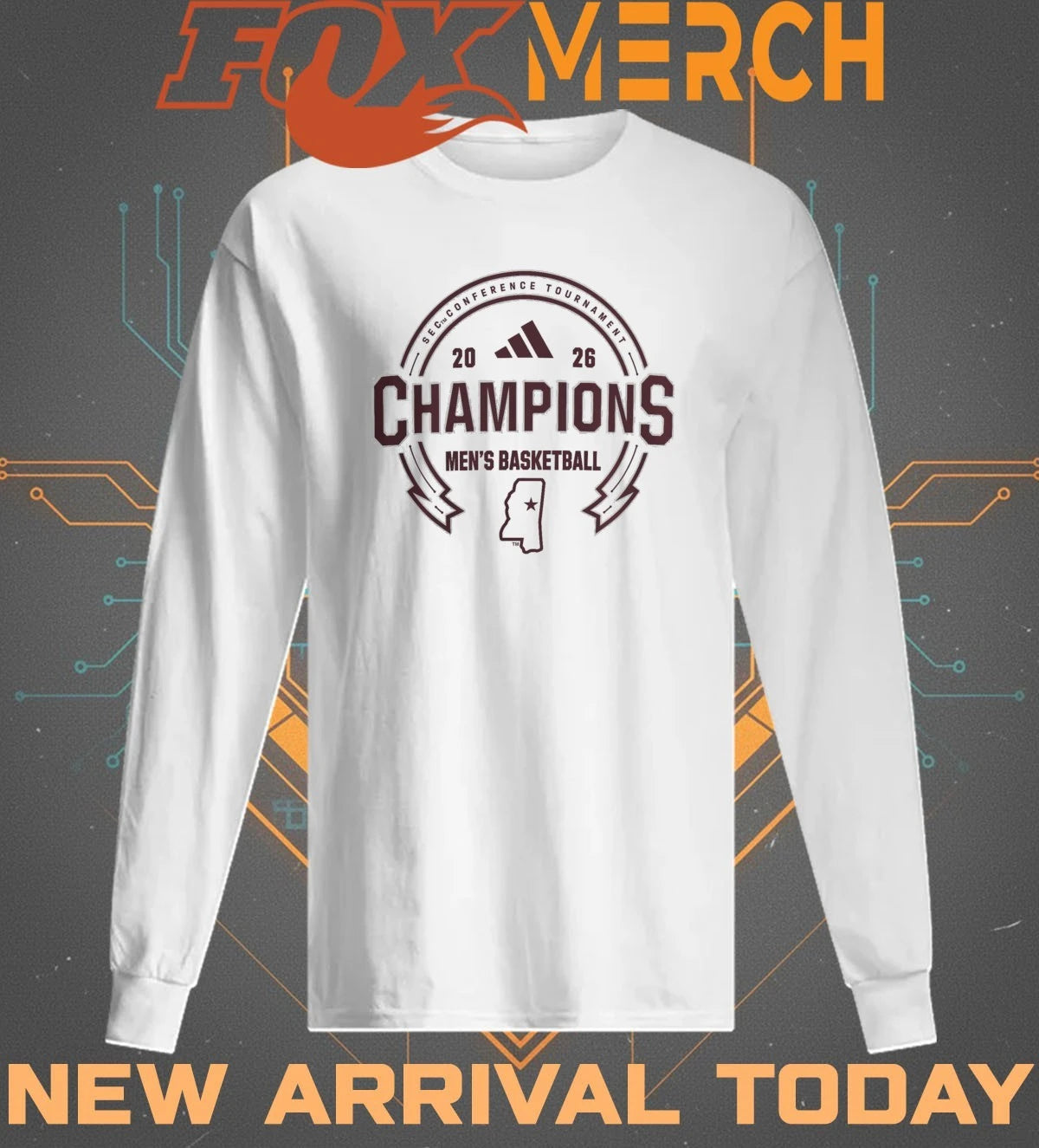 Mississippi State Bulldogs Men’s Basketball SEC Champions 2026 t-shirt