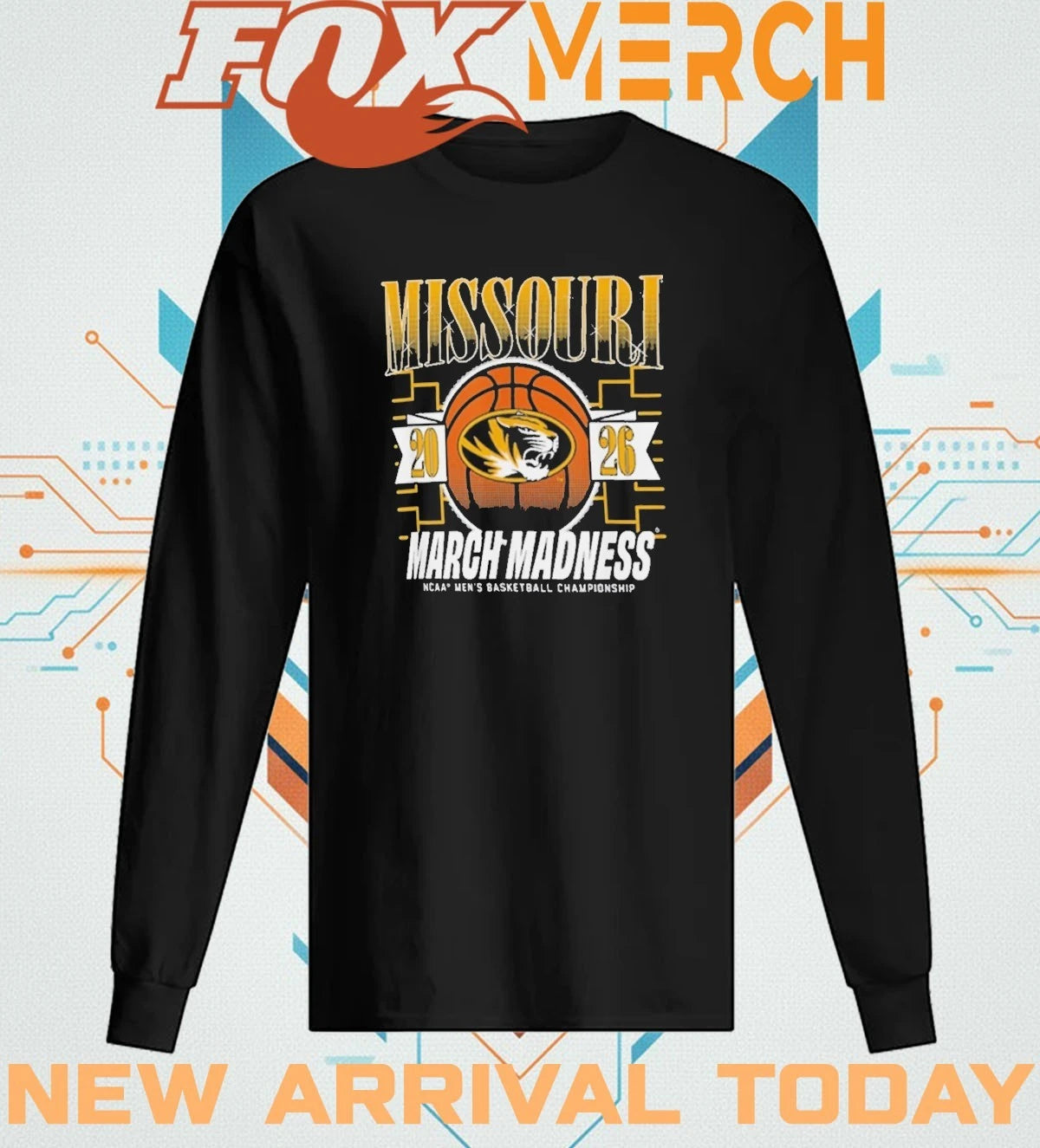 Missouri Tigers 2026 March Madness NCAA men’s basketball Championship t-shirt