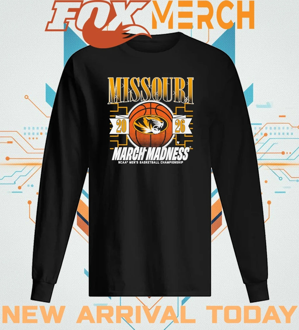 Missouri Tigers Men’s Basketball 2026 March Madness t-shirt