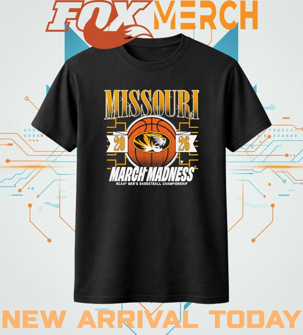 Missouri Tigers Men’s Basketball 2026 March Madness t-shirt