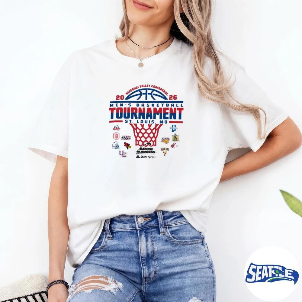 Missouri Valley Conference Men’s Basketball Tournament Championship St Louis MO shirt