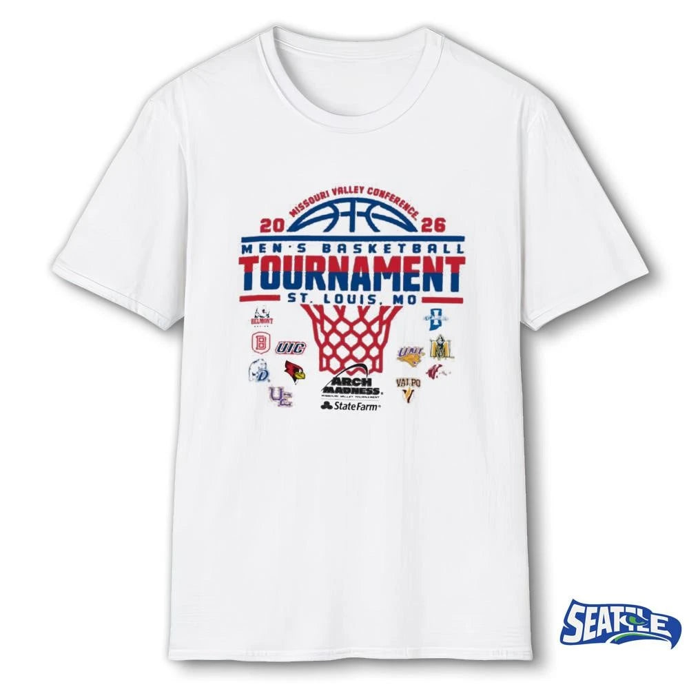 Missouri Valley Conference Men’s Basketball Tournament Championship St Louis MO shirt