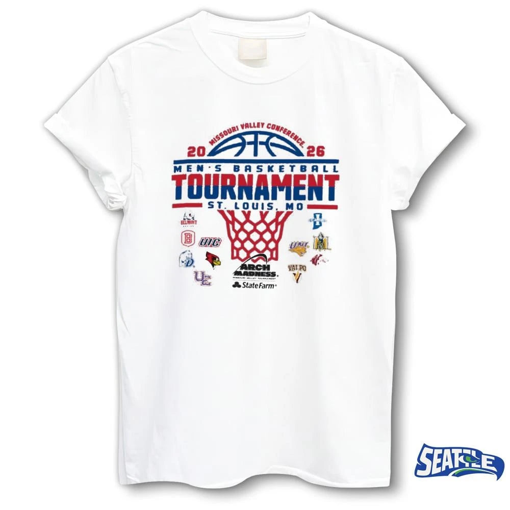 Missouri Valley Conference Men’s Basketball Tournament Championship St Louis MO shirt