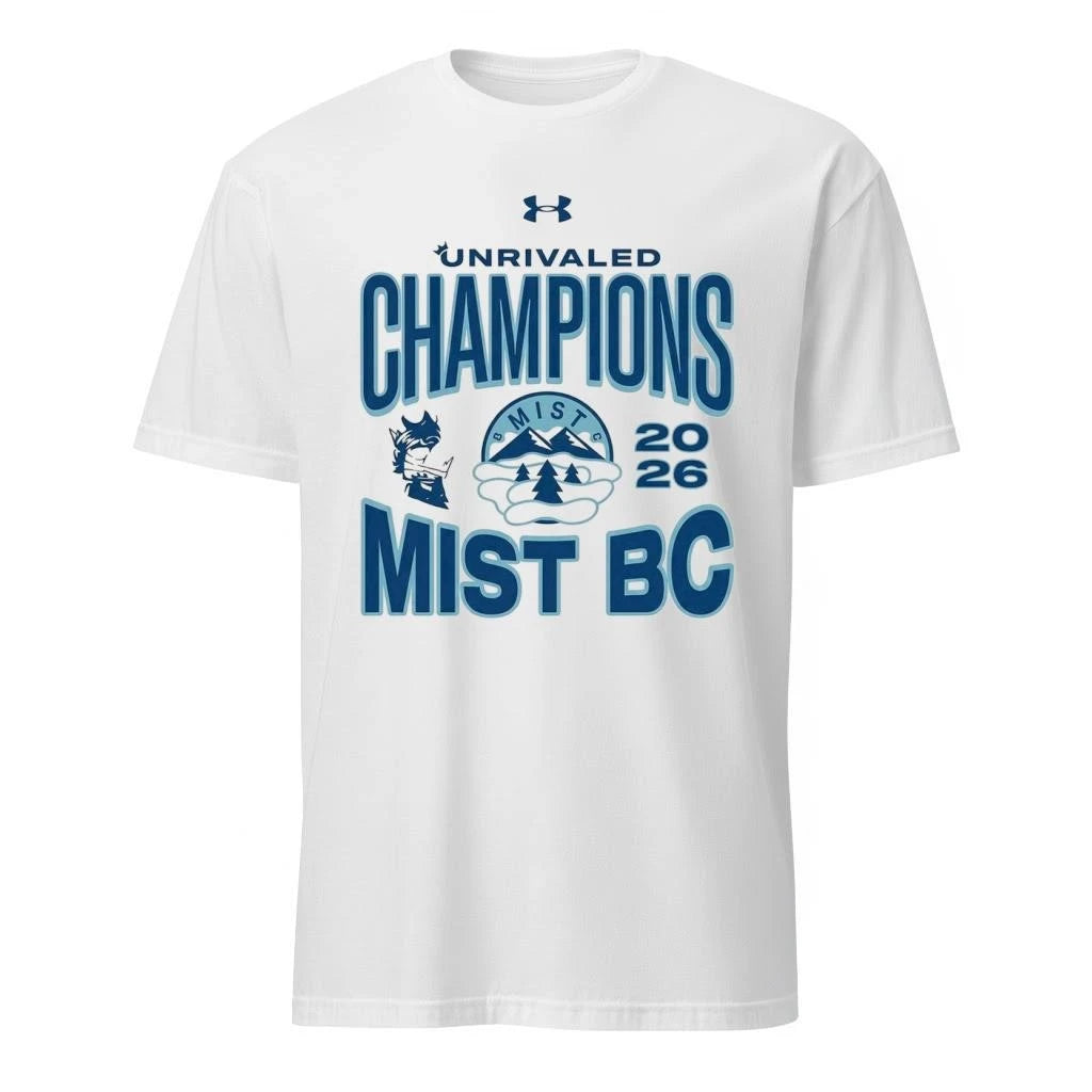 MIST BC Women’s Basketball 2026 Unrivaled Champions Under Armor Locker Room  Shirt