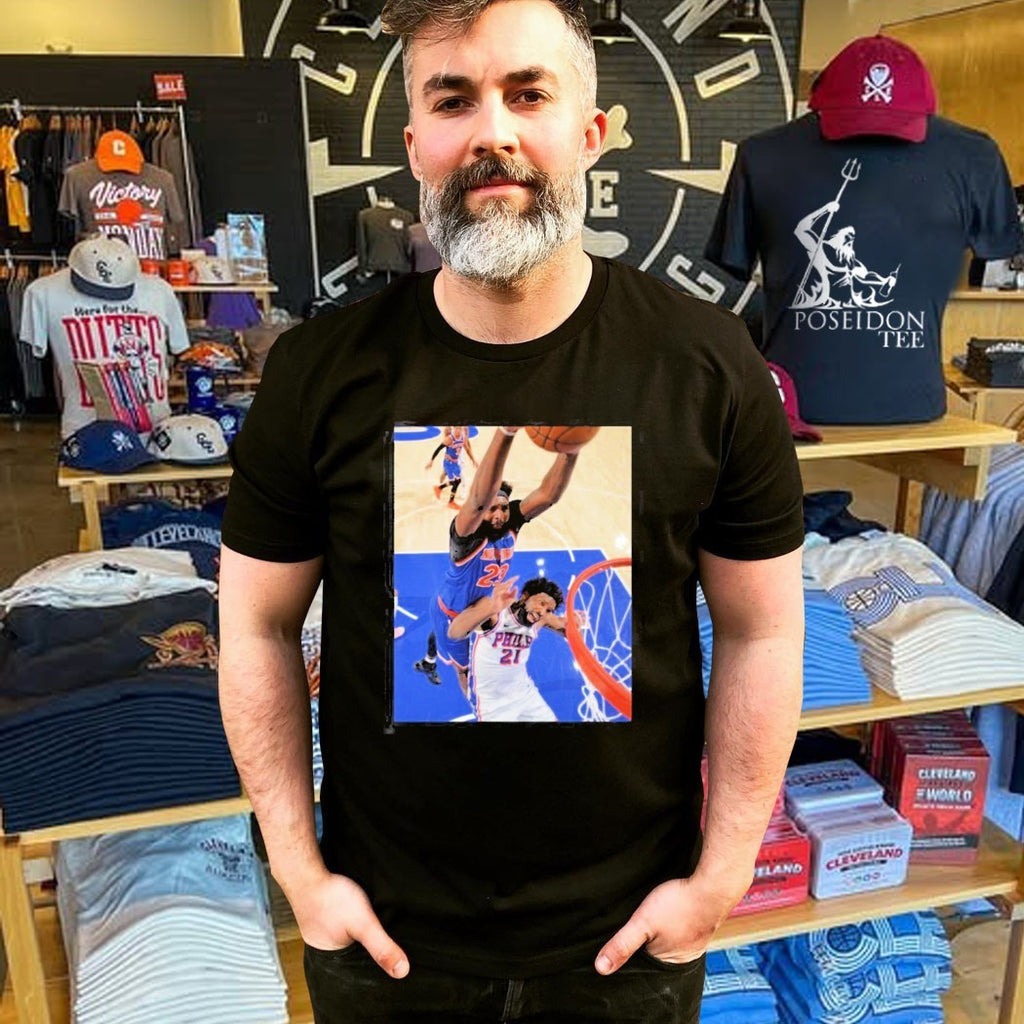 Mitchell Robinson Dunking On Joel Embiid T-shirt