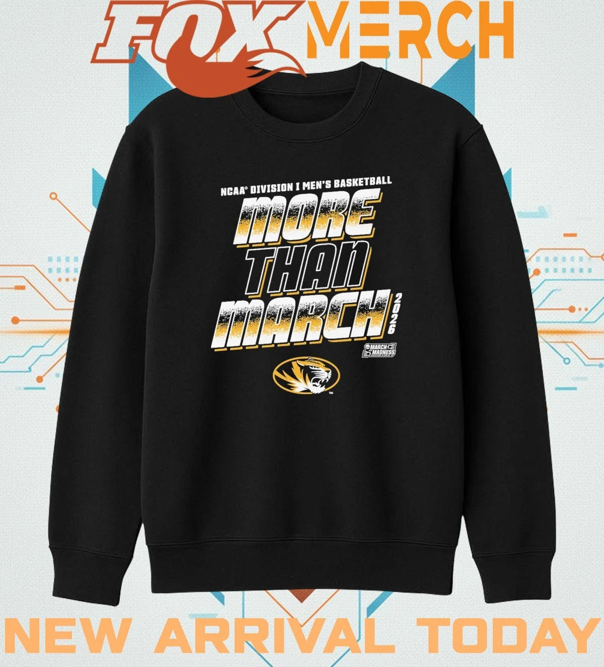 Mizzou Tigers 2026 NCAA Division I Men’s Basketball More Than March Madness t-shirt