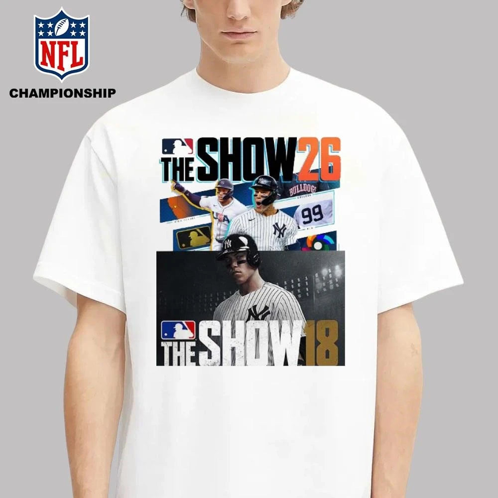 MLB The Show 26 Aaron Judge New York Yankees Cover Athlete Baseball Game Artwork Shirt