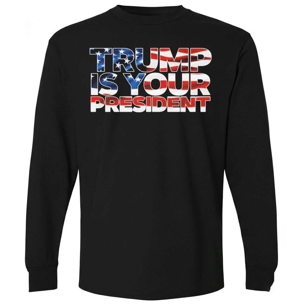 Mr. Will Johnson Wearing Trump Is Your President Shirt