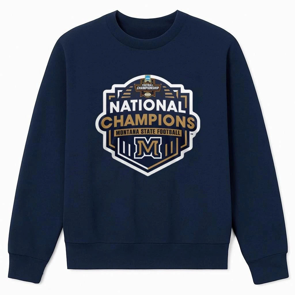 MSU Bobcats 2025 NCAA FCS Football National Champions Logo Shirt