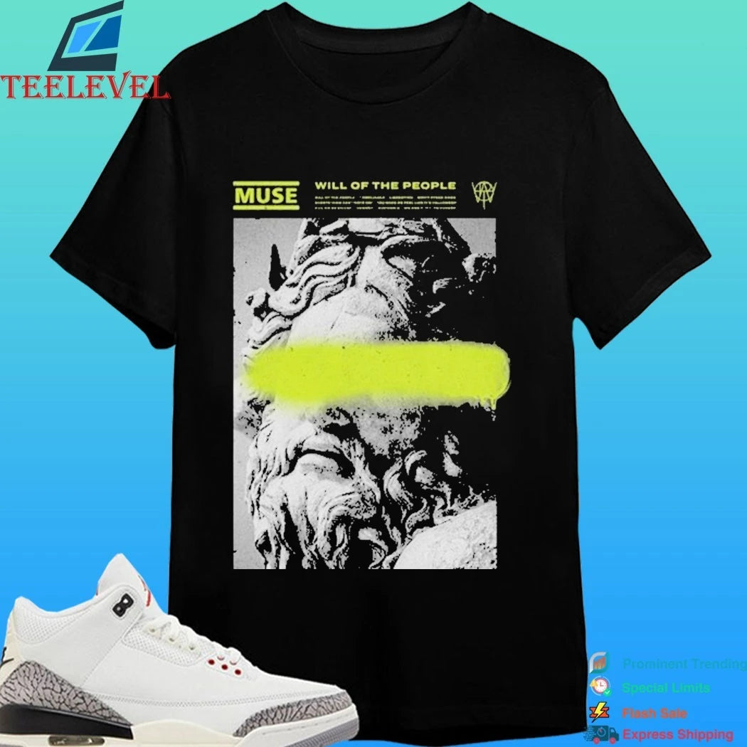Muse Will Of The People Defaced Shirt