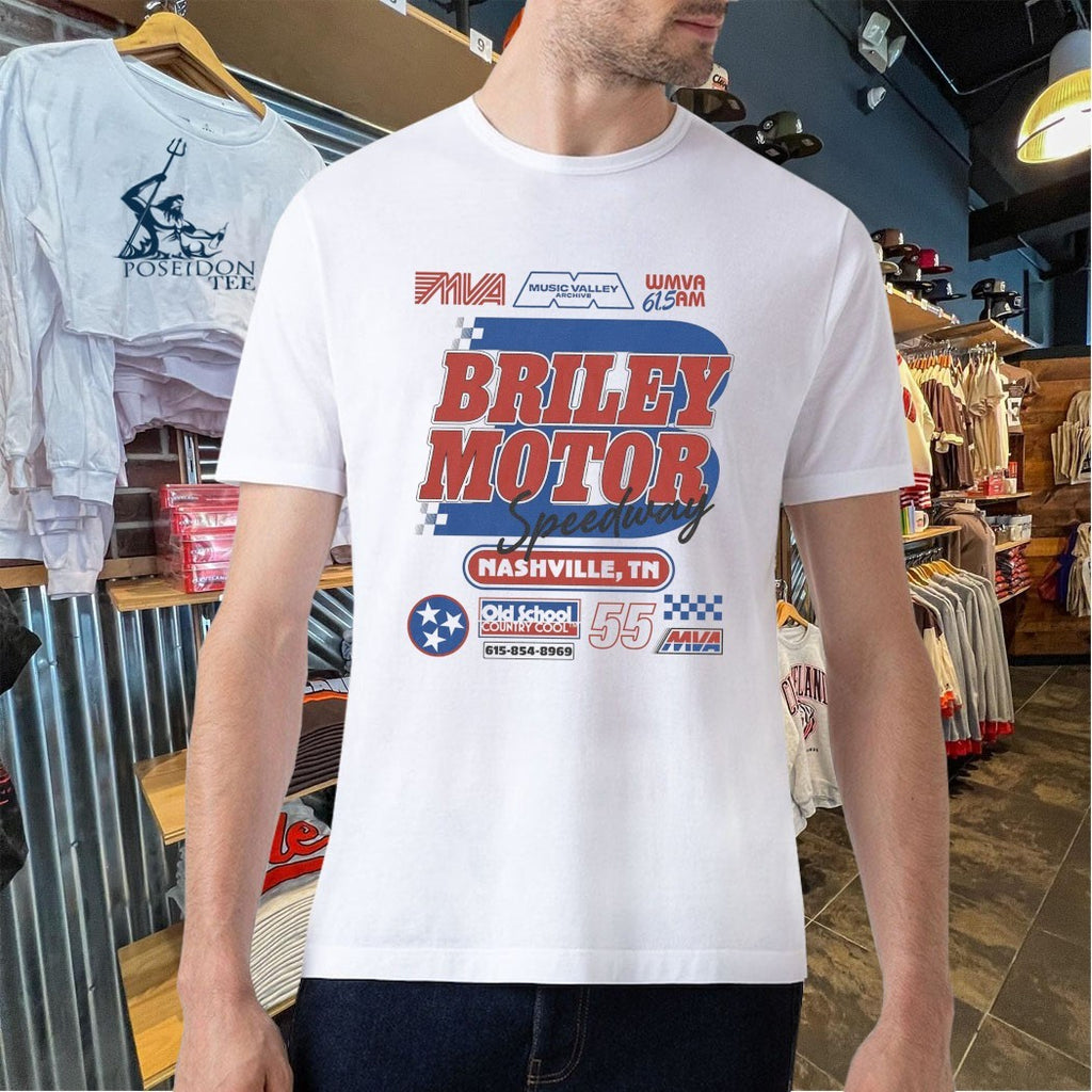 Music Valley Archive Briley Motor Speedway Racer T-shirt