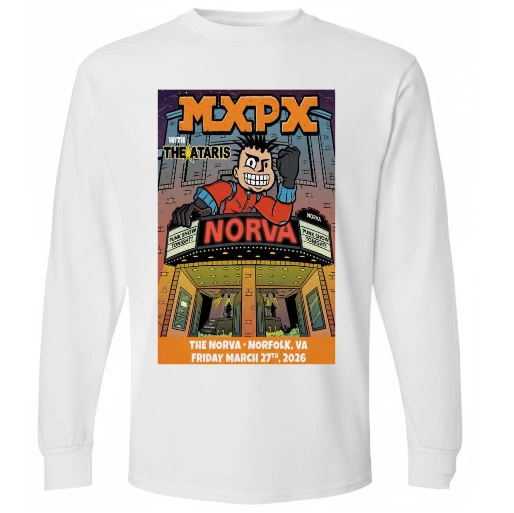 MXPX March 27 2026 Norfolk, VA Poste shirt