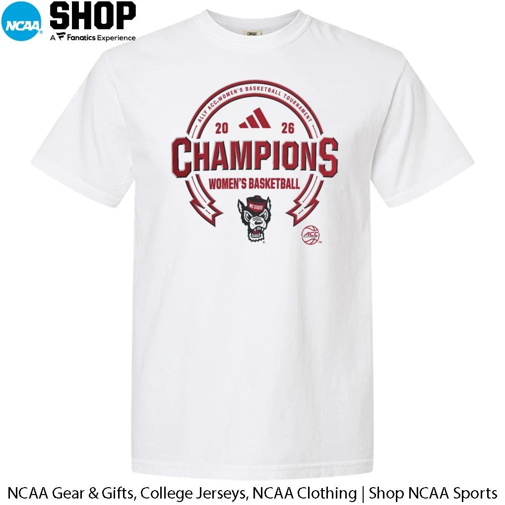 N.C. State Wolfpack 2026 ACC Women’s Basketball Champions T-Shirt