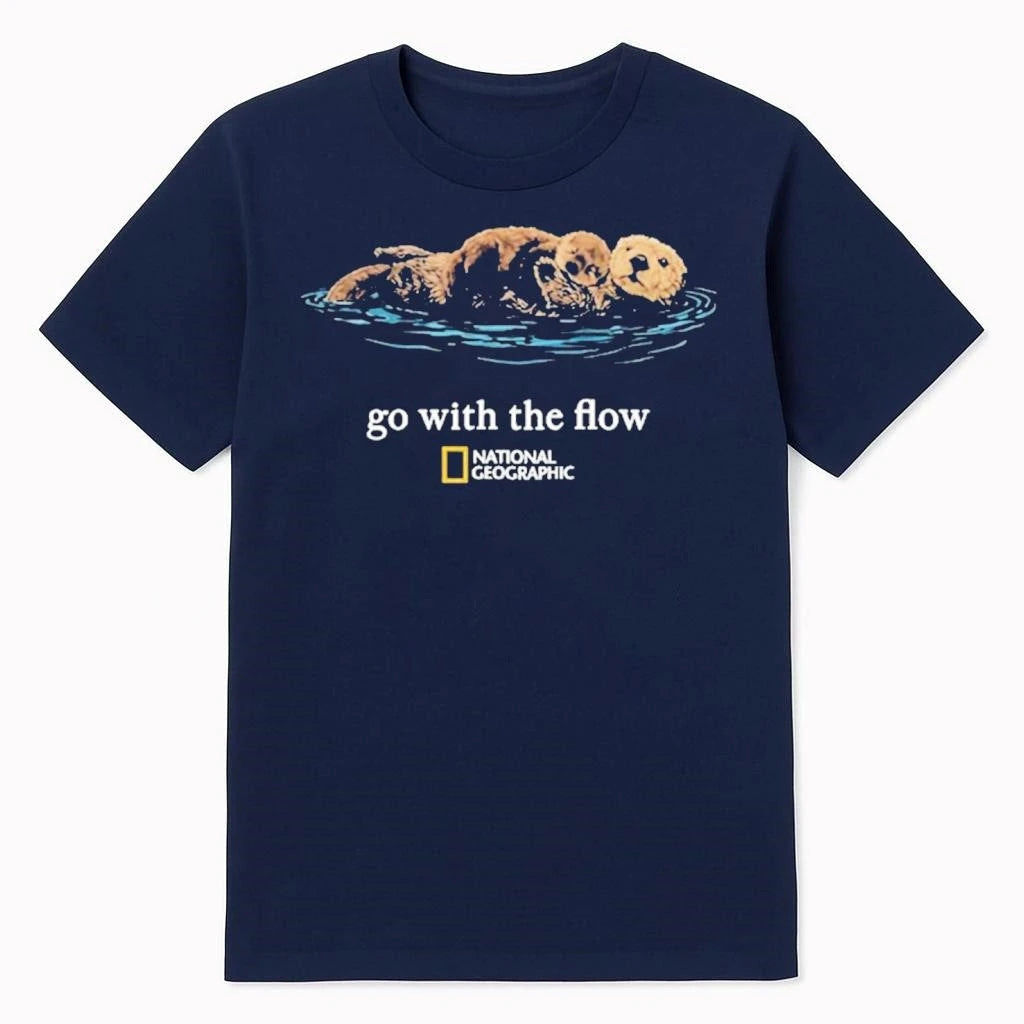 National Geographic Sea Otter Go With The Flow Shirt