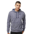 Navy Fleck Fleece Hooded Sweatshirt