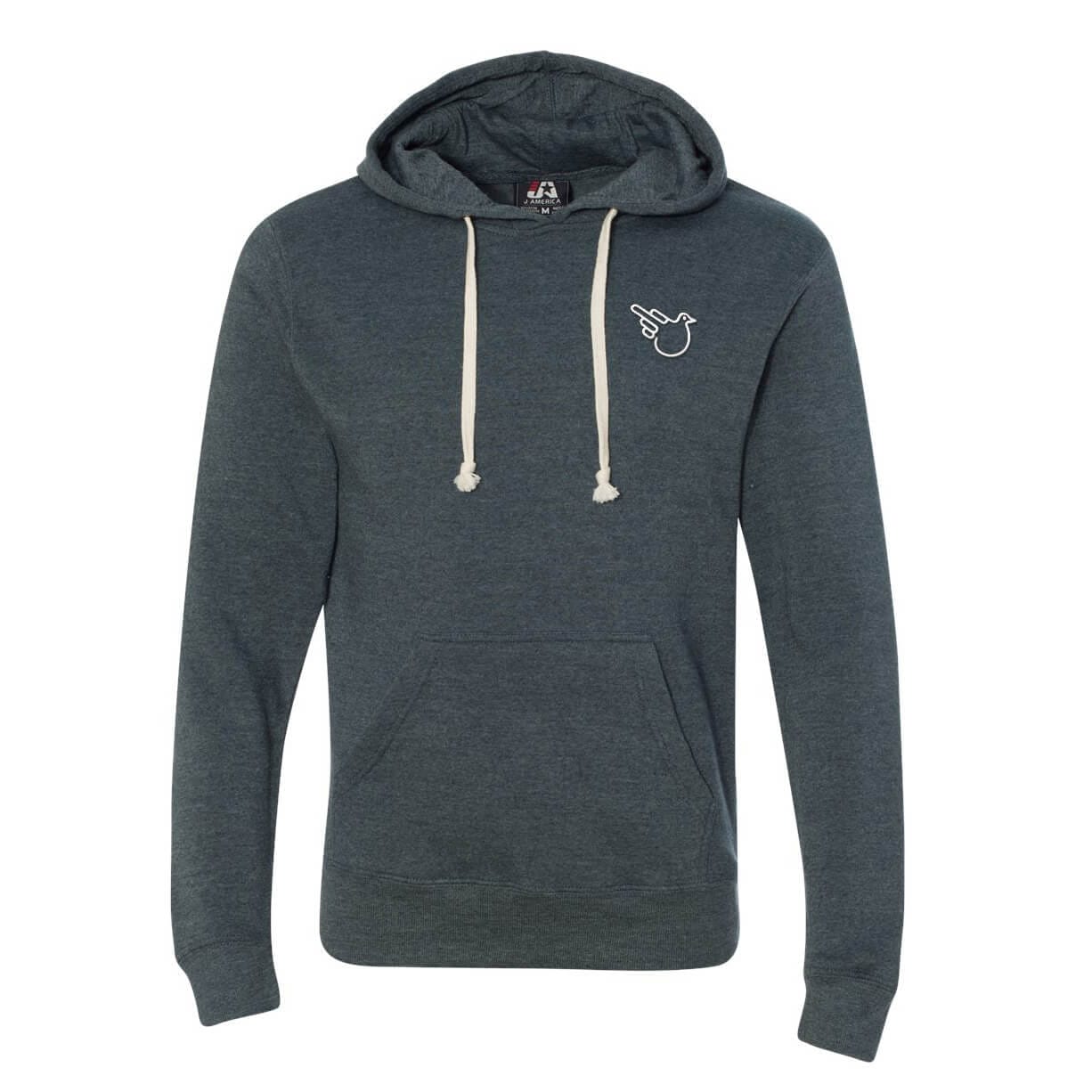 Navy Triblend Hoodie