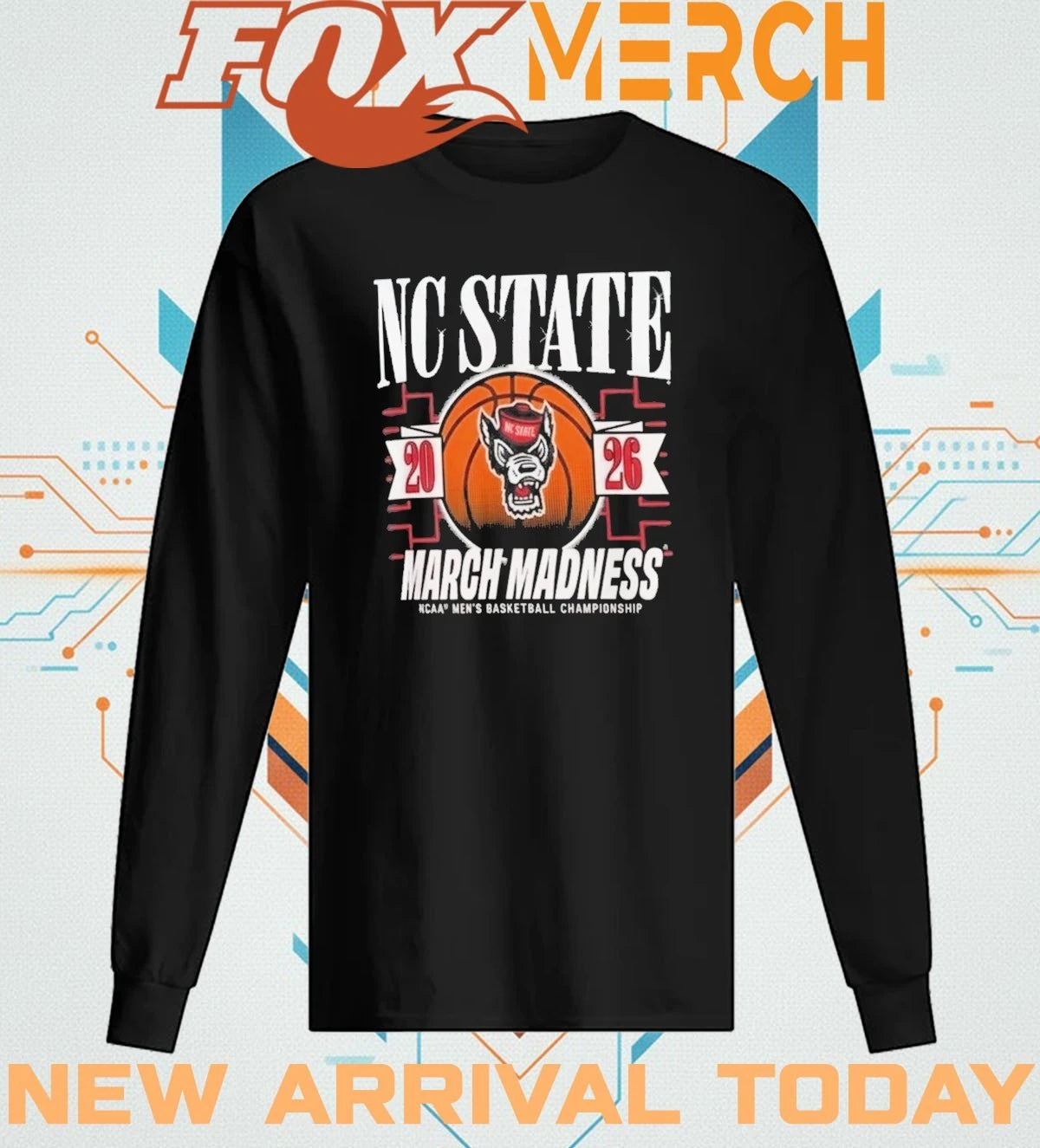 Nc State Wolf Packs 2026 March Madness NCAA men’s basketball Championship t-shirt