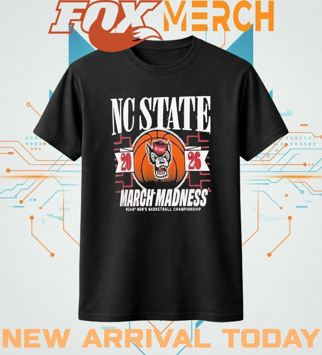 Nc State Wolf Packs 2026 March Madness NCAA men’s basketball Championship t-shirt